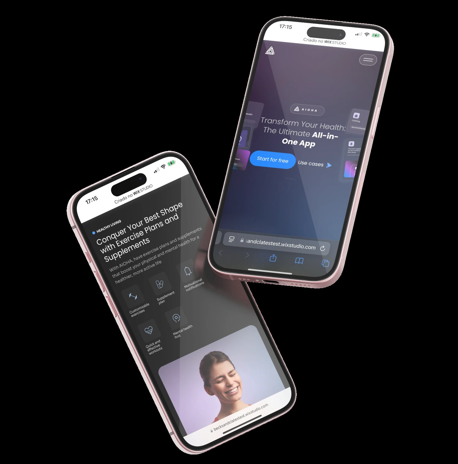 AIOHA — Experiência mobile