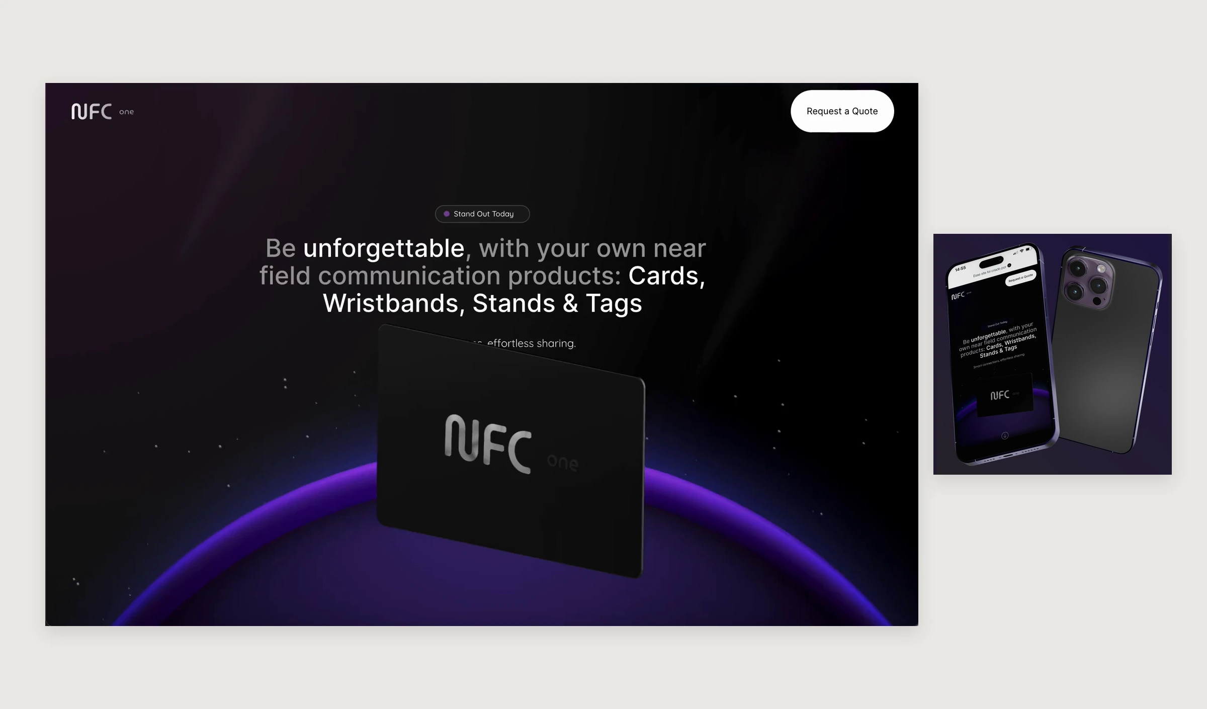 NFC One — Tecnologia NFC