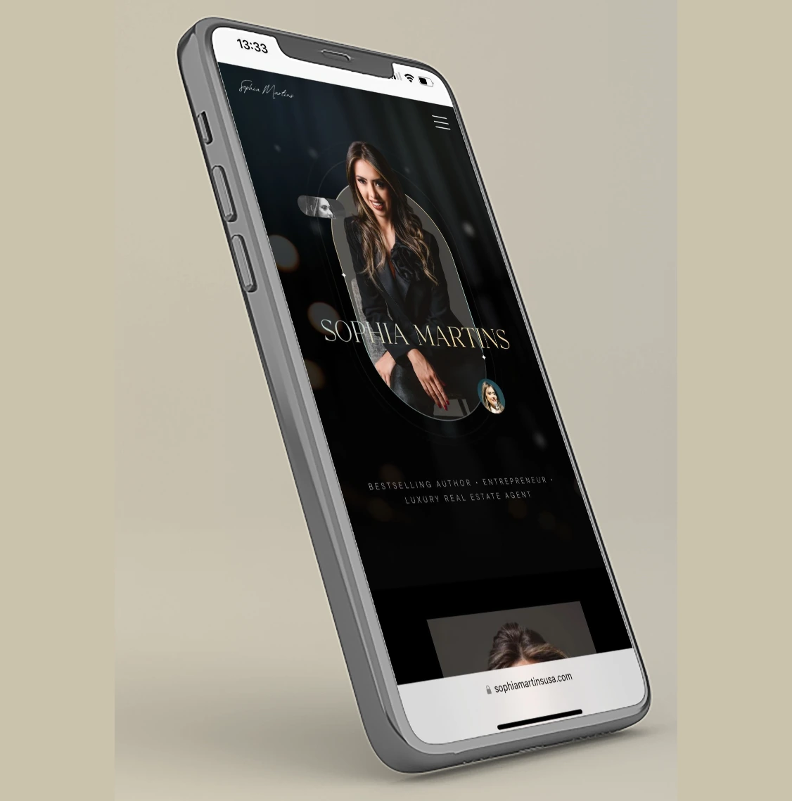 Sophia Martins — Experiência mobile
