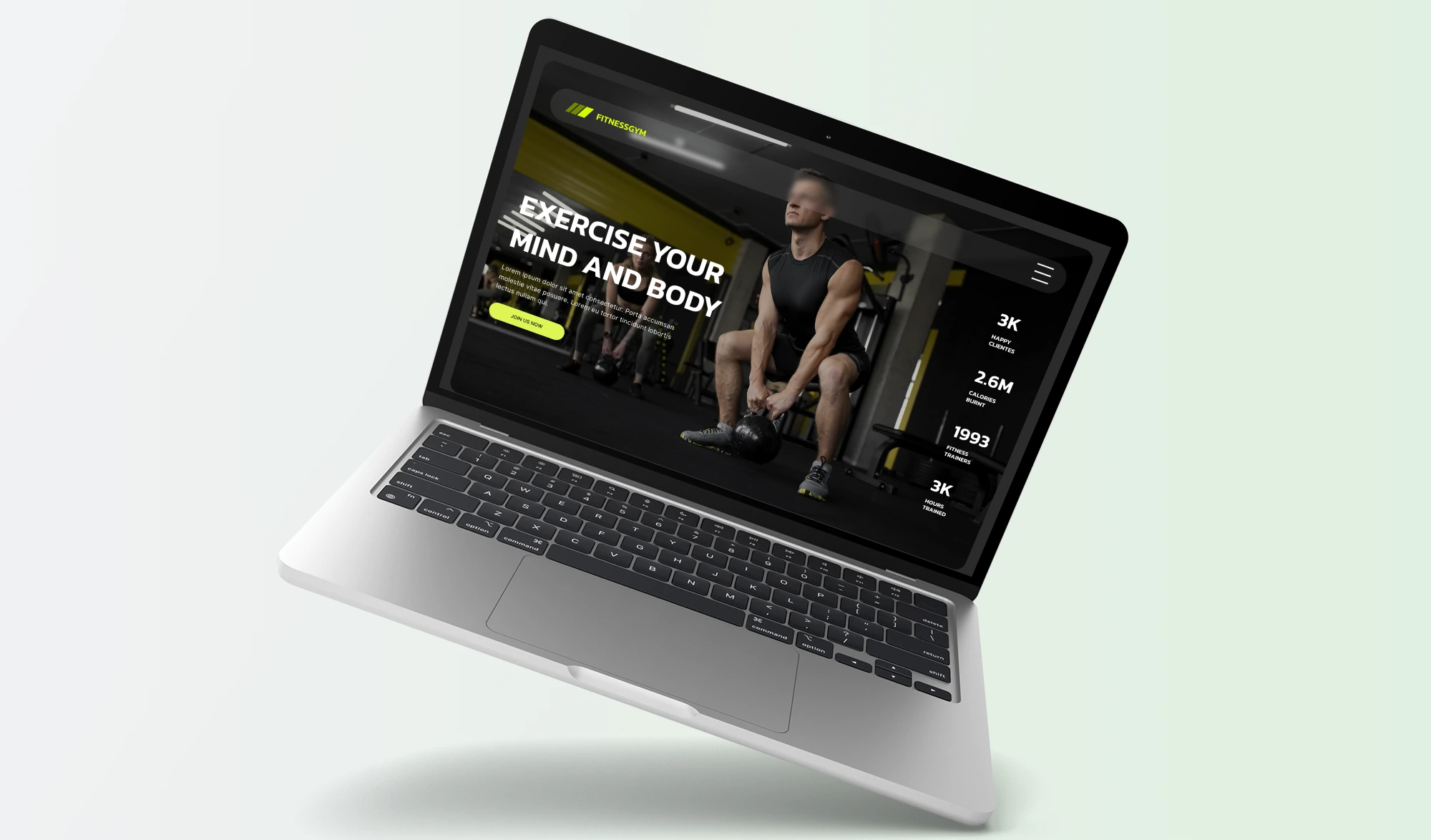 Zoek — Gym — Template · Academia