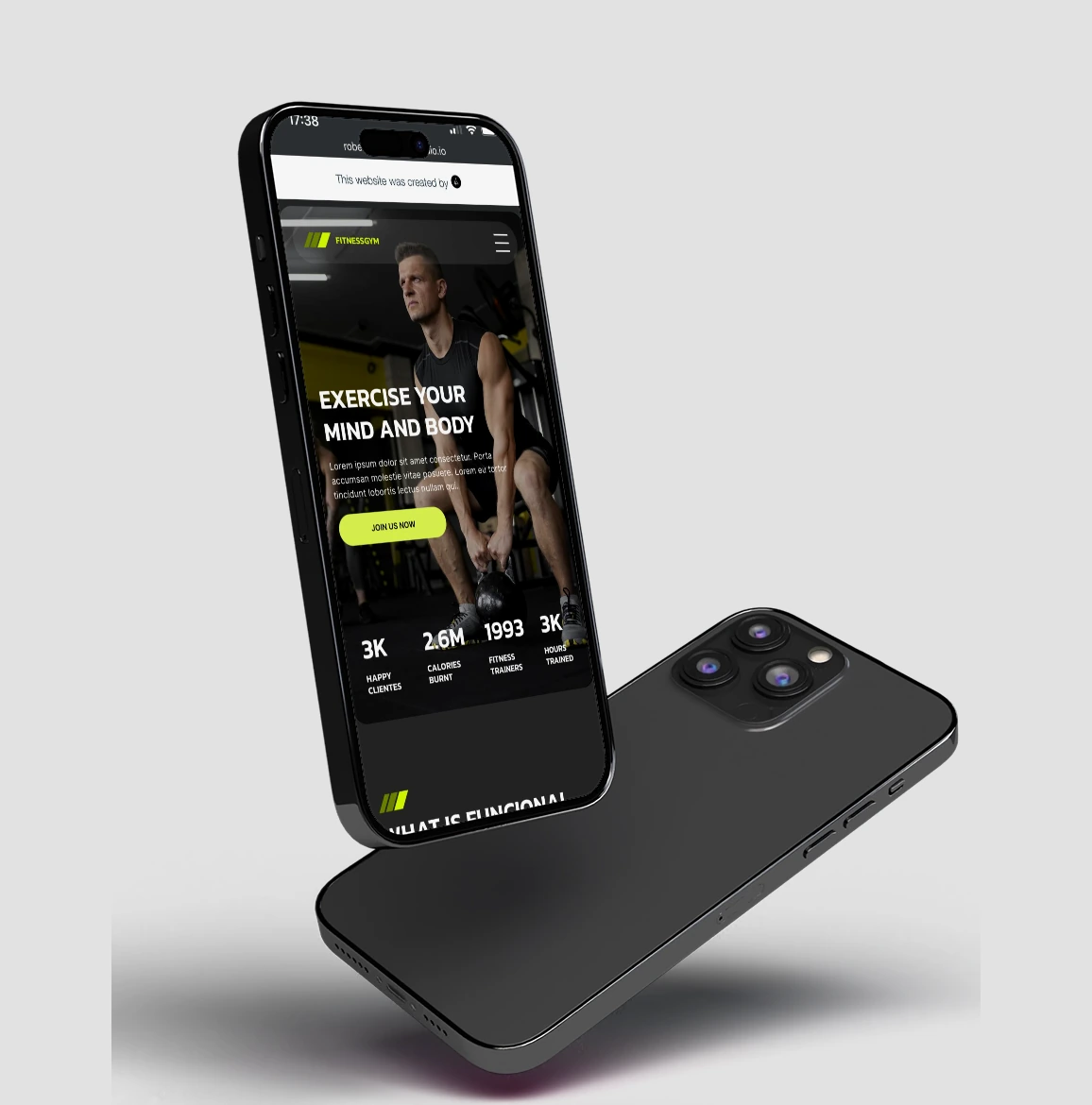 Zoek — Gym — Experiência mobile